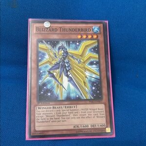 Yugioh Card Blizzard Thunderbird Water Type Monster 1st Edition 1996 NWOTS